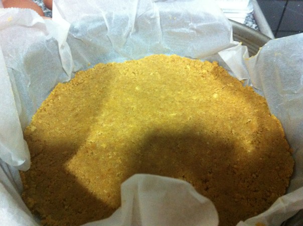 Masa galletas en molde