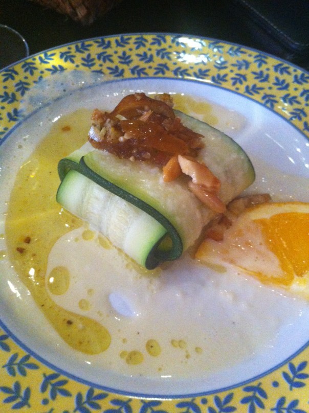 Ravioli de calabacín