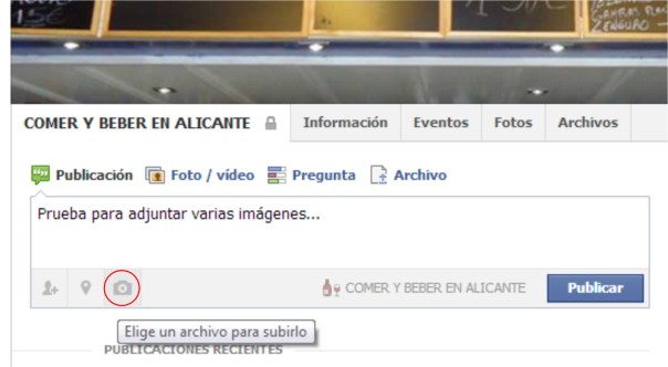 Escribimos y seleccionamos