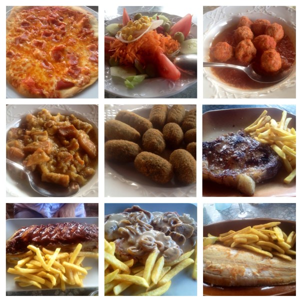 Collage de platos en Galeretes