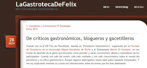 La Gastroteca de Félix Cardona