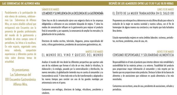 Encuentros gastronomicos AM