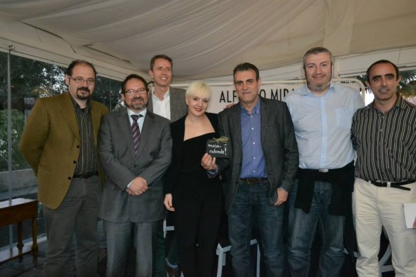 Foto de participantes en la mesa redonda