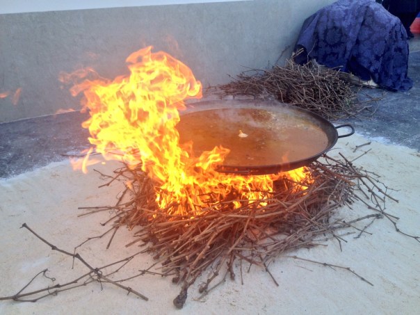 Arroz con conejos y caracoles al sarmiento