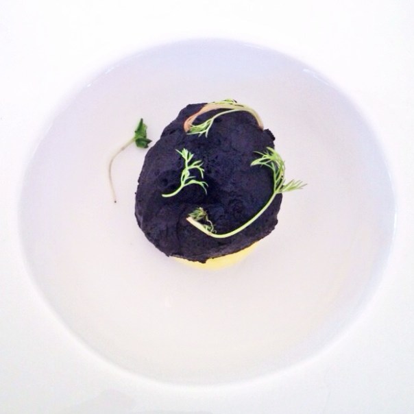 Roca negra de bacalao