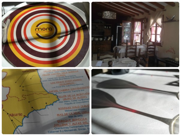 Carta, Restaurante, detalle vinos y copas