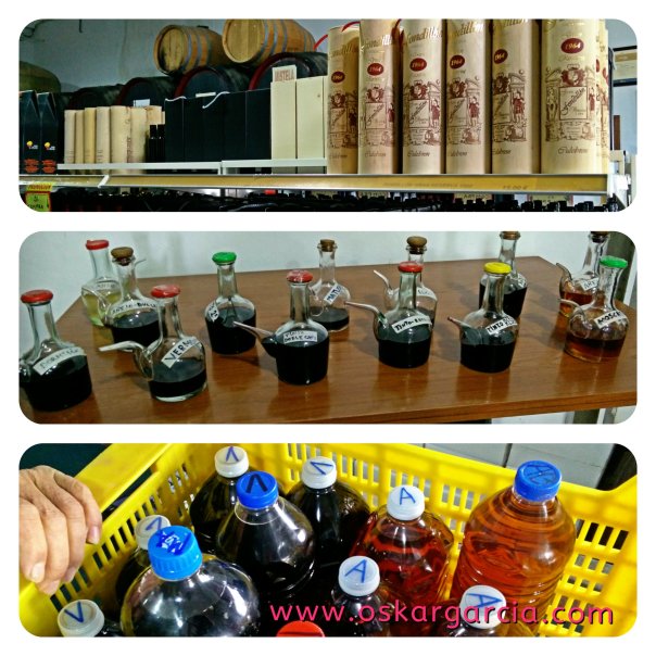 Productos, porrones de prueba y litros a granel