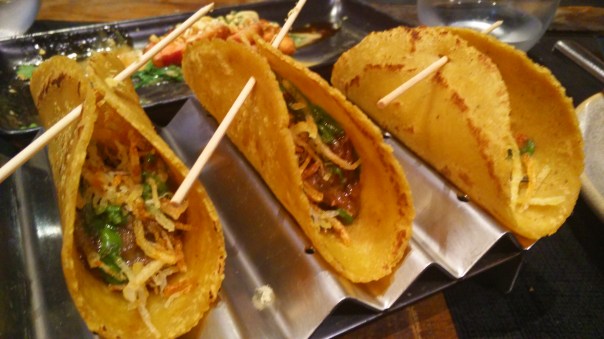 Taco de rabo de toro y setas