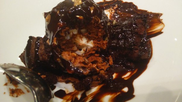 Corazón del postre Nuevo chocolate 2015