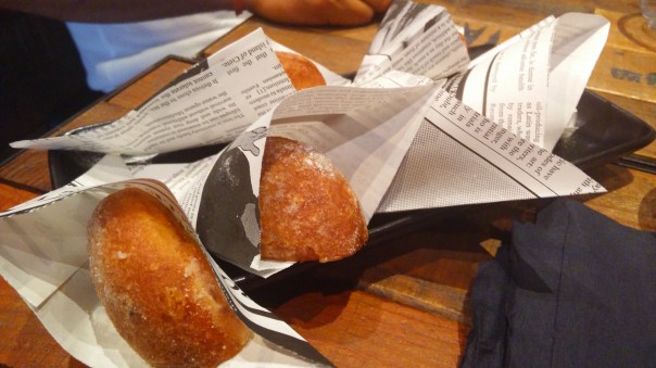 Medio Bocadillo relleno de crema de anís