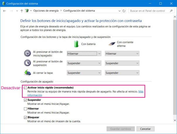Opciones de Energía 3
